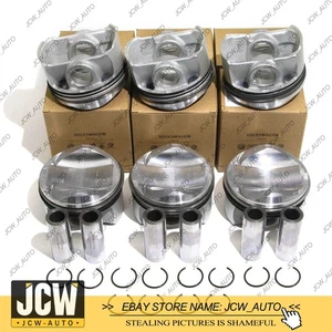 6x OE Engine Pistons & Rings Set Φ84.51mm For AUDI S4 S5 A6 A7 A8 Q5 Q7 3.0 TFSI - Picture 1 of 13