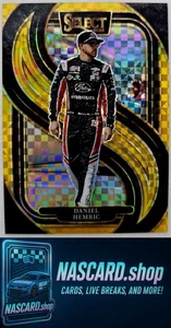 Panini Select Trackside #205 Daniel Hemric Gold Power Plaid #/13 2025 - Imagen 1 de 2