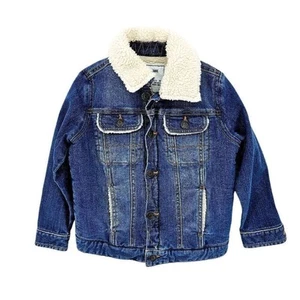 Zadig & Voltaire Kid's Denim Fleece Lined Jacket 4 - Picture 1 of 8