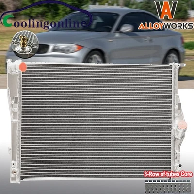 Radiador de aluminio de 3 filas para BMW 128i 325 328 330 Z4 2006-2013 2,0 2,5/3,0 L L6 Foto 1 de 4