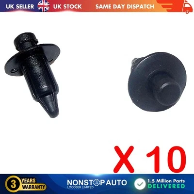 10X Fender Side Skirt Trim Retainer Clips For SUZUKI Alto Burgman An 650 Baleno - Image 1 of 4