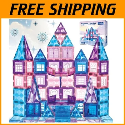 102pcs Frozen Princess Castle - Magnetic Building Blocks Set - Image 1 of 4