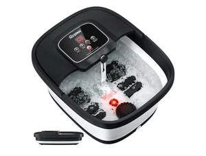 HOSPAN Collapsible Foot Spa with Heat, Bubble, Red Light, and Temperature  - Picture 1 of 7