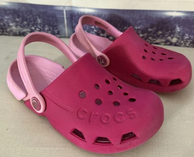 Crocs Kids Electro Clog Candy Pink Carnation Girl’s Size C12 Slip-On Sandal - Image 1 of 4