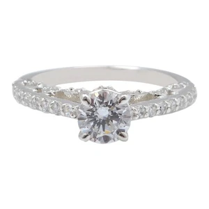 2.50 Carat Round Shape D/VVS1 Anniversary Women's Ring In 925 Sterling Silver - Bild 1 von 8