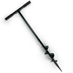 Handbohrer Erdlochbohrer Handerdbohrer Hand Bohrer Erdbohrer Pfahl Loch Garten - Bild 1 von 7