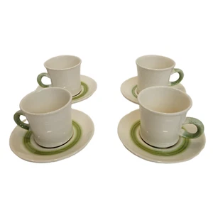 Vintage Floral Pattern Franciscan Earthanware 1970's USA 4 Cups w/Saucers - Picture 1 of 12
