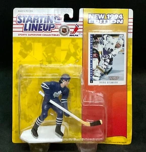 1994 Doug Gilmour Kenner Starting Lineup SLU Figure & Card Sealed Brand New - Picture 1 of 2