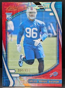2021 Panini Quadrati Rossi Assoluti #151 Carlos "Boogie" Basham Buffalo Bills /499 - Foto 1 di 2