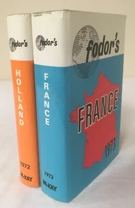 Fodor's France 1973, Holland 1972 Illustrated W/ atlas and maps HC DJ Very Good - Picture 1 of 9