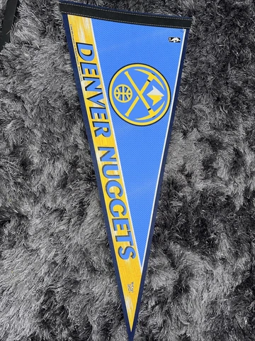 NBA Denver Nuggets Vintage Circa 2008 Team Logo Basketball Pennant Cover
