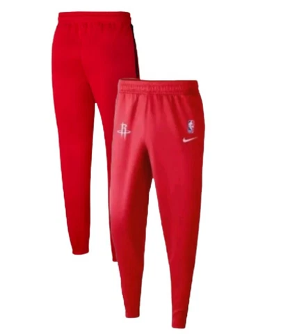 NIKE HOUSTON ROCKETS RED NBA DRI-FIT SHOWTIME PANTS MENS (L) CUO629-462 Cover