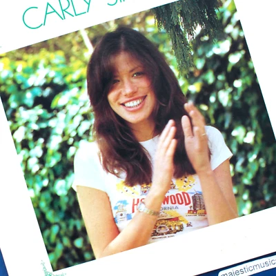 ORIGINAL 1974 DELUXE CARLY SIMON VINYL 2 LP YOU'RE SO VAIN MOCKINGBIRD NM - Image 1 of 4