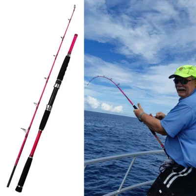 SUOELUN Saltwater Rod 5'6" 20-50lb MH Spinning Boat Trolling Jigging Rod 2 Sec - Image 1 of 4