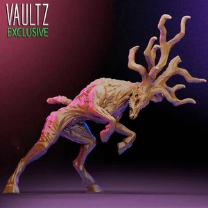 Zombie - Deer | DnD Miniatures | Tabletop Gaming | Sci-Fi | Cyberpunk | 28mm | - Picture 1 of 4