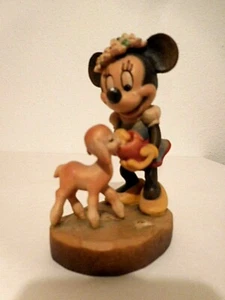 ANRI Disney's Mini Mouse Feeding a Lamb issue #910 4"  - Picture 1 of 5
