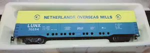 HO Scale  Box Car Bachmann Netherlands Overseas Mills LUNX 70254  - Picture 1 of 9