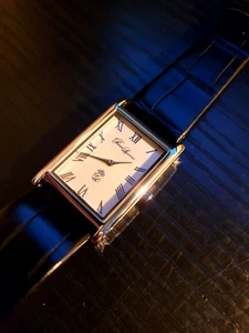 ⭐NEW Pierre Lucerne SQ Tank Swiss Inspired Quartz Mens Avant Garde Watch - Picture 1 of 5