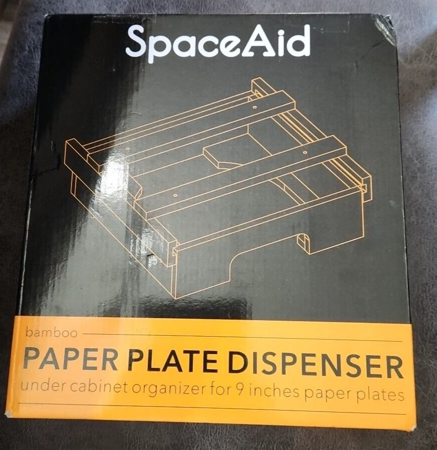 Dispensador de Placas de Papel 9" Encimera Organización Almacenamiento Vertical Nuevo Foto 1 de 1