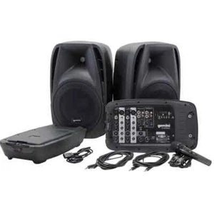 GEMINI ES 210 MX BLU impianto audio completo bluetooth per karaoke animazione ec - Foto 1 di 11