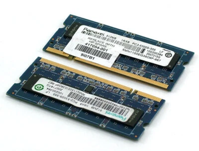 1GB HP Ramaxel Pavilion DDR2 PC2-5300S SODIMM 417054-001 - Image 1 of 4