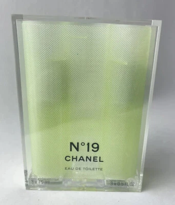 2 aerosoles de viaje Chanel Nº19 To Go Set-Eau de Toilette vintage de los años 90 15 ml raros Foto 1 de 4