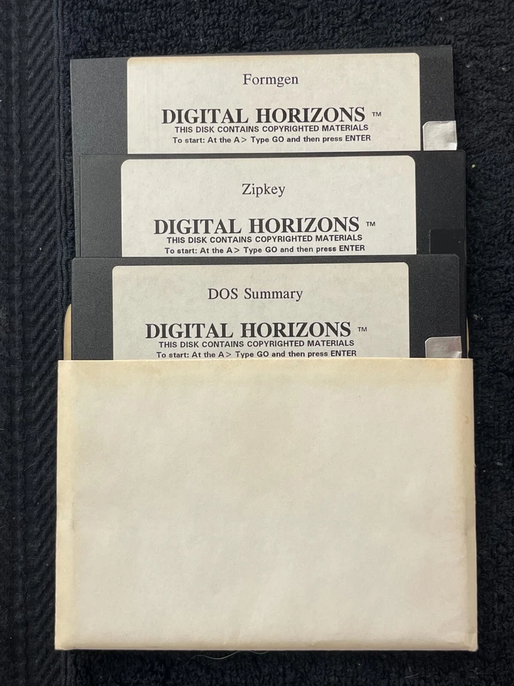 Digital Horizons Formgen Zipkey Dos Summary 5.25 Media - Image 1 of 1