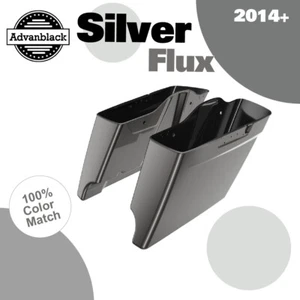 Alforja estirada Advanblack SILVER FLUX para Harley Street Road Glide 14+ - Imagen 1 de 10