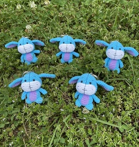 Donkey Crocheted Keychain, Handmade Keychain, Cute Bag Charm, Gift for Children - Picture 1 of 6