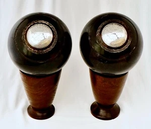 Silver Mounts Lignum Vitae Lawn Green Trophy Bowls. Motherwell Bowling Club 1906 - Picture 1 of 11