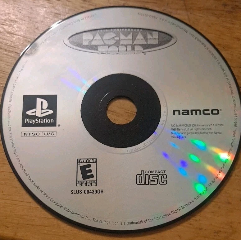 Pac-Man World 20th Anniversary (PS1, 1999) Disc Only - Image 1 of 1