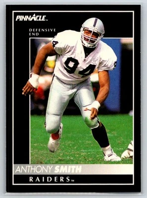 1992 Pinnacle #313 Anthony Smith Los Angeles Raiders - Image 1 of 2