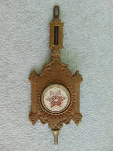 BONITO ANTIGUO 1800 ESTANTE GRANDE PAN DE JENGIBRE PATTI CRISTAL RELOJ PÉNDULO PIEZAS - Imagen 1 de 5