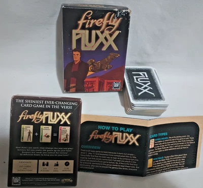 Looney Labs Juego de Cartas Firefly Fluxx Caja Con Instrucciones - Daño Completo en Caja Foto 1 de 4