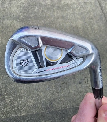 Taylormade Golf Tour Preferred 9 Iron Golf Club S300 Dynamic Gold Mens RH - Image 1 of 4