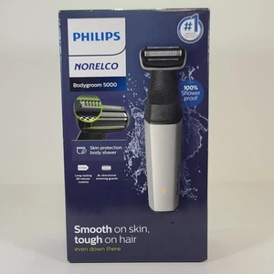 Philips Norelco Bodygroom 5000 Rechargeable Wet/Dry Cordless Full Body Shaver - Picture 1 of 7