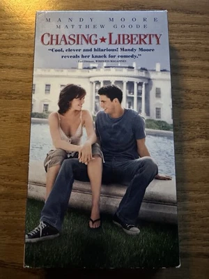 Chasing Liberty (VHS, 2004) Mandy Moore, Matthew Goode, Mark Harmon - Image 1 of 4