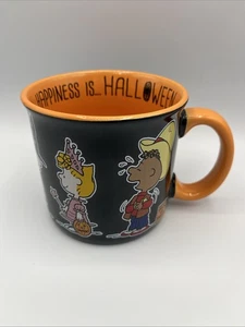 Halloween Peanuts Gang Trick or Treat Happiness is Halloween 21oz Coffee/Tea Cup - Picture 1 of 8