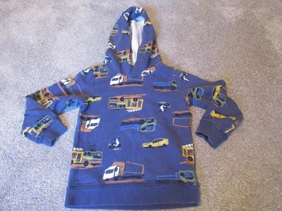 Sudadera con capucha azul Carter's Cars & Trucks para niños 5T Foto 1 de 3
