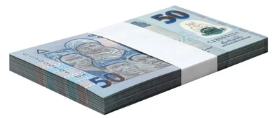Nigeria 50 Naira, 2024, P-40n, UNC Polymer X 100 PCS Bundle Pack - Image 1 of 2