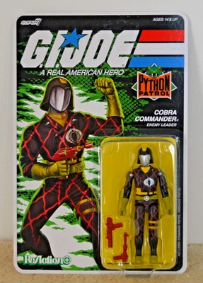 Gi Joe   COBRA COMMANDER PYTHON PATROL   Super7   O'Ring ReAction   TRES RARE - Image 1 of 4
