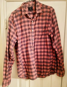 J. Crew 100 % Baumwolle Flanell Knopfleiste, Langarm, Herren Large - Bild 1 von 4