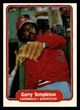 1982 Fleer #131 Garry Templeton St. Louis Cardinals Baseball card