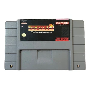 Super Nintendo SNES Pac-Man 2 The New Adventures 1992 Authentic Untested - Picture 1 of 2