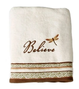 Saturday Knight Embroidered Luxury Natural Cotton Quick Dry Bath Towel (Inspire) - Picture 1 of 5