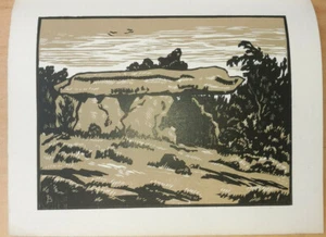 VIENNE 86 BOIS EN COULEURS DE JEHAN BERJONNEAU ANDILLE 1932 - Picture 1 of 1