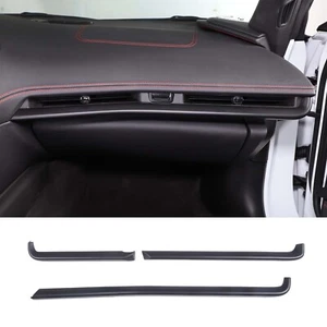 Panel de instrumentos de consola negro mate 3 piezas moldura para Corvette C8 2020-2023 - Imagen 1 de 10
