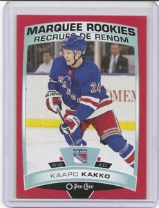 2019-20 Upper Deck Series 2 Kaapo Kakko O-Pee-Chee Red Insert Card N.Y. Rangers - Picture 1 of 2