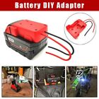 Red Battery Adapter for Milwaukee 18V M 18 Dock High Quality 12AWG Wire