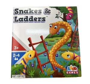NEW Snakes & Ladders Game, for Kids Ages 3 and up Travel Size Addo games - Picture 1 of 4